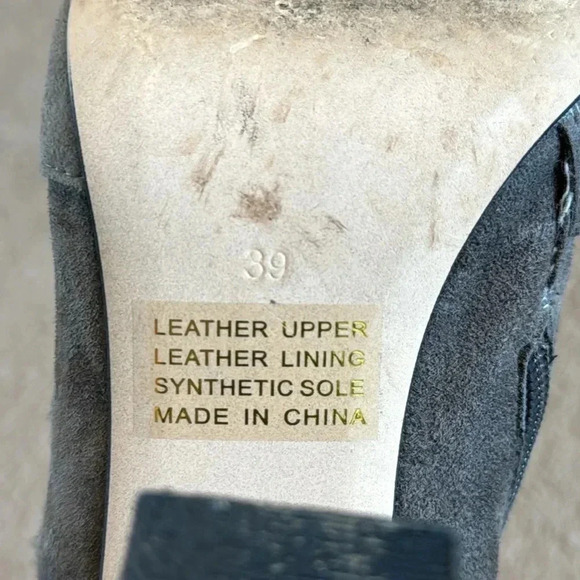 Anthro Silent D Gray Green Floral Embroidered Ankle Booties Size 39/US 8-8.5 - Picture 3 of 10